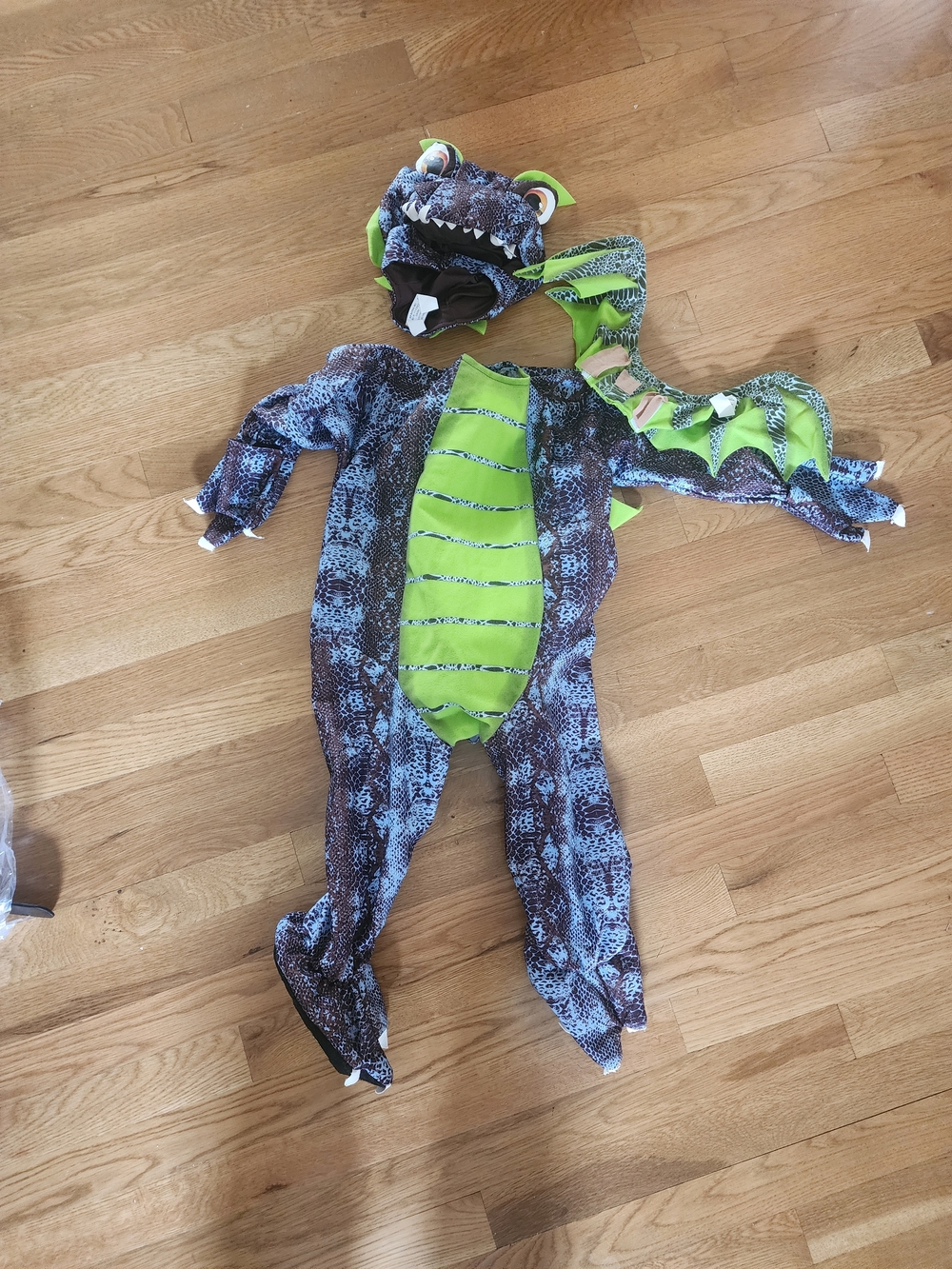 NWOT California Costumes Dragon Costume 18-24 Months Toddler Baby Halloween Wing